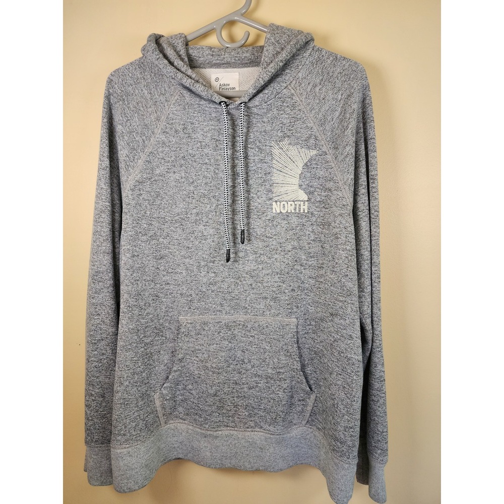 Askov Finlayson x Target Grey 2018 MN State Embroidered Hoodie - Unisex Size L